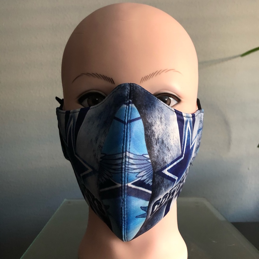 Set of 2 NFL Dallas Cowboys Face Covers